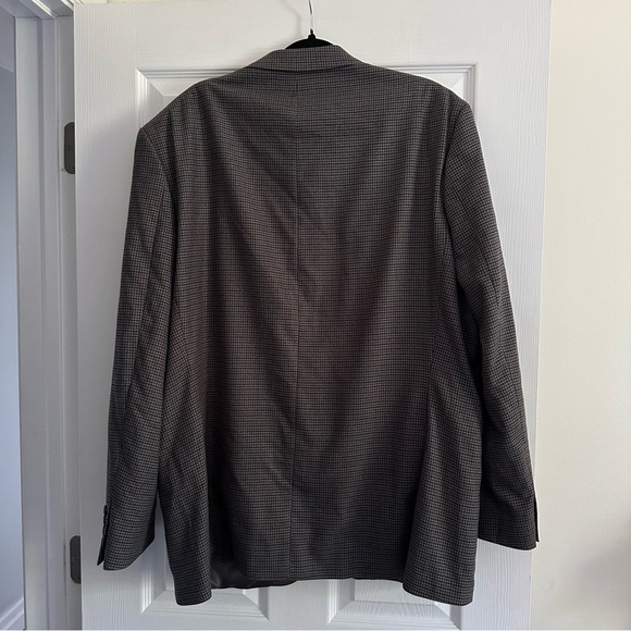 Size 46L Lauren Ralph Lauren Men's Wool Flannel Classic-Fit Suit Jacket - Picture 3 of 5